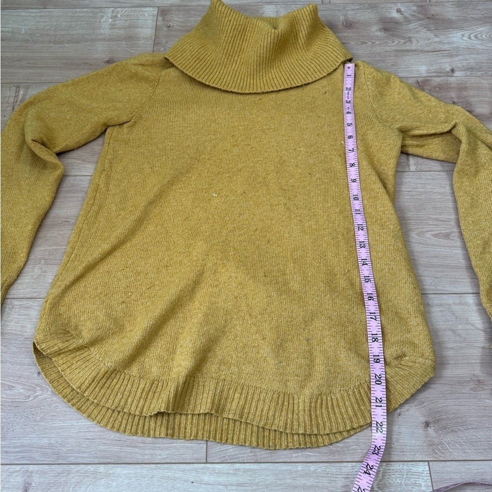 Tahari Mustard Cowl Neck Sweater - Picture 4 of 5